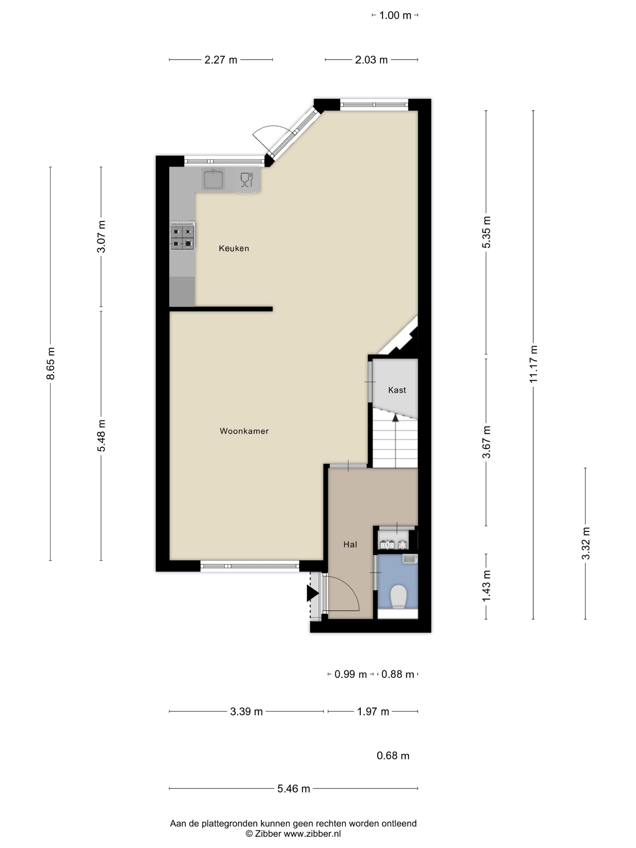 Plattegrond 1 van Bezaan 22