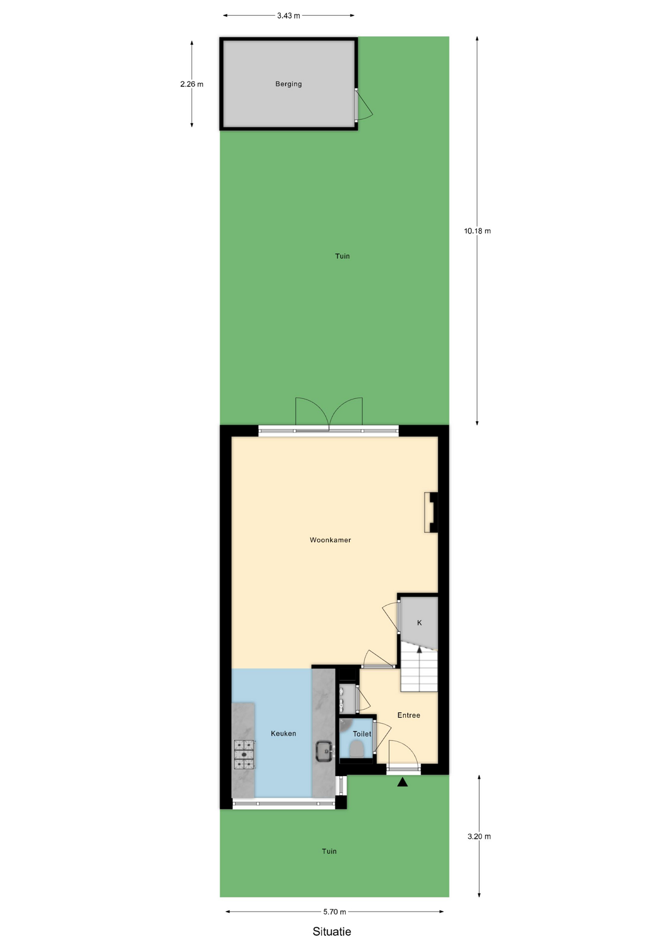 Plattegrond 1 van De Twijnen 3