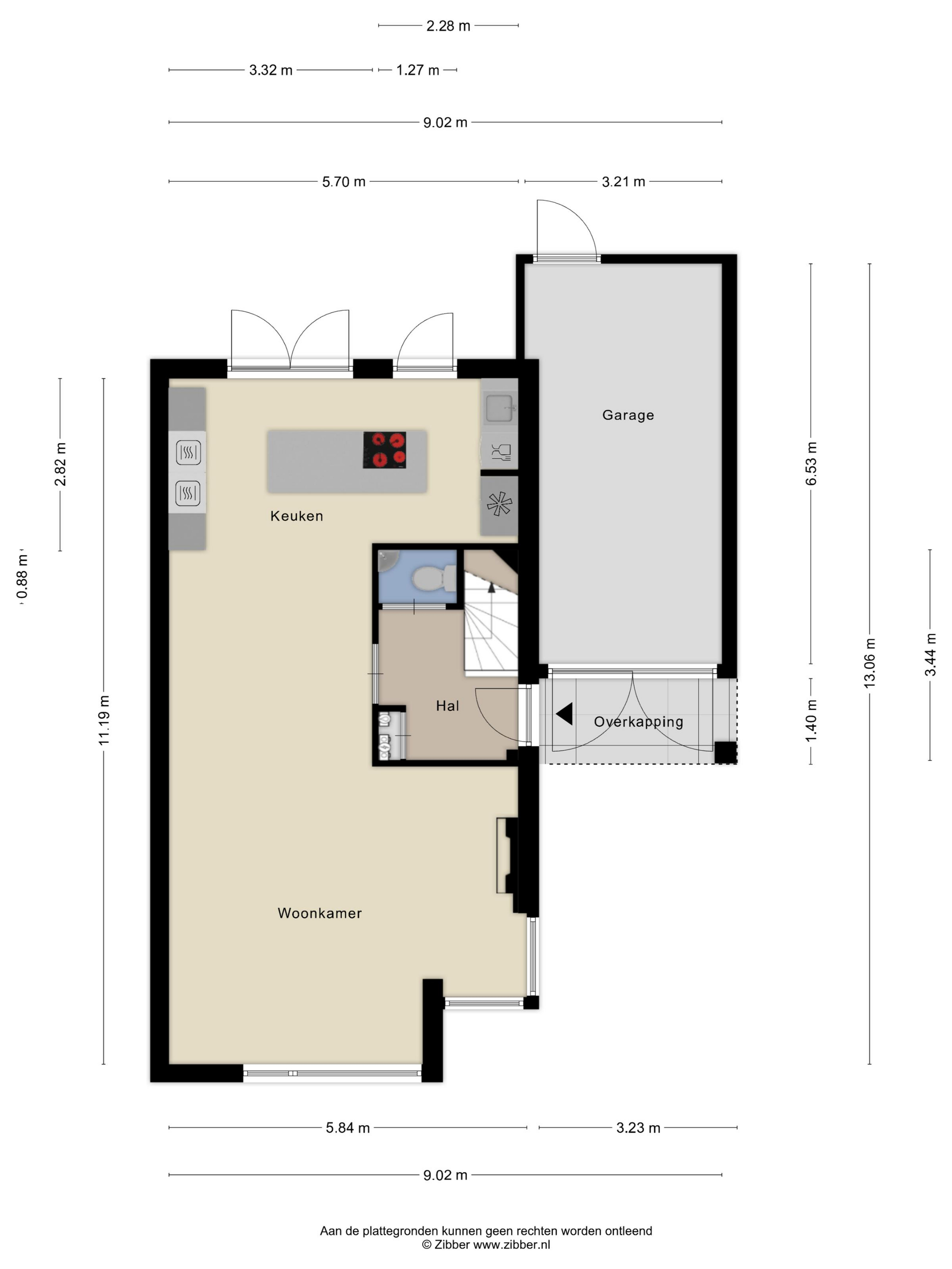 Plattegrond 1 van Breukkruid 5