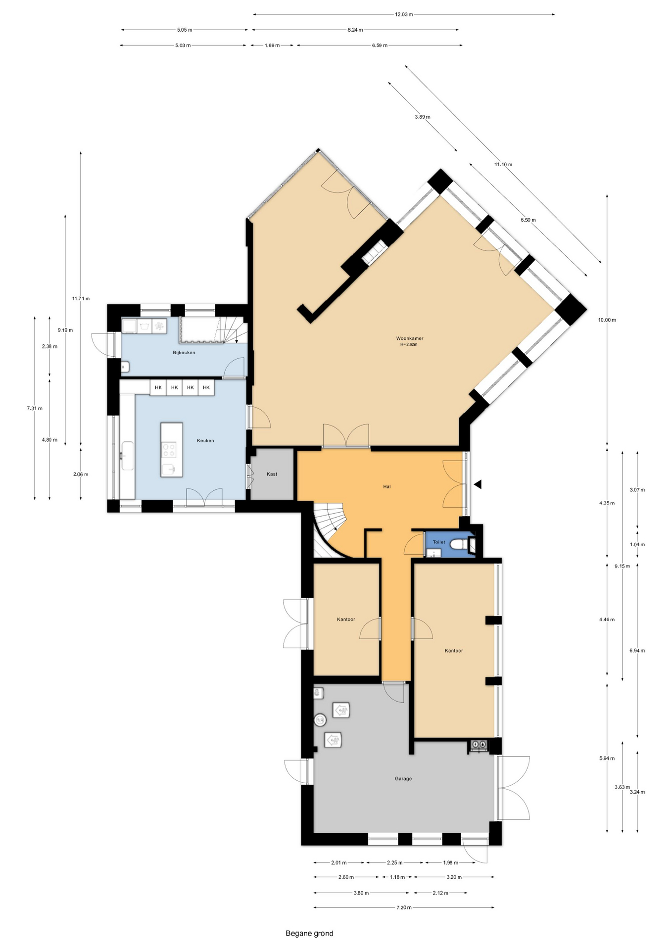 Plattegrond 1 van Zwartelaan 4