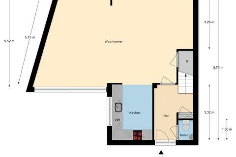 Plattegrond 1 van Zuiderparklaan 42