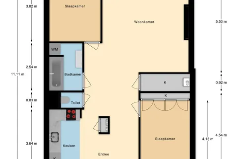 Plattegrond 1 van Anatole Franceplaats 482