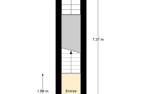Plattegrond 1 van Spoorsingel 63B