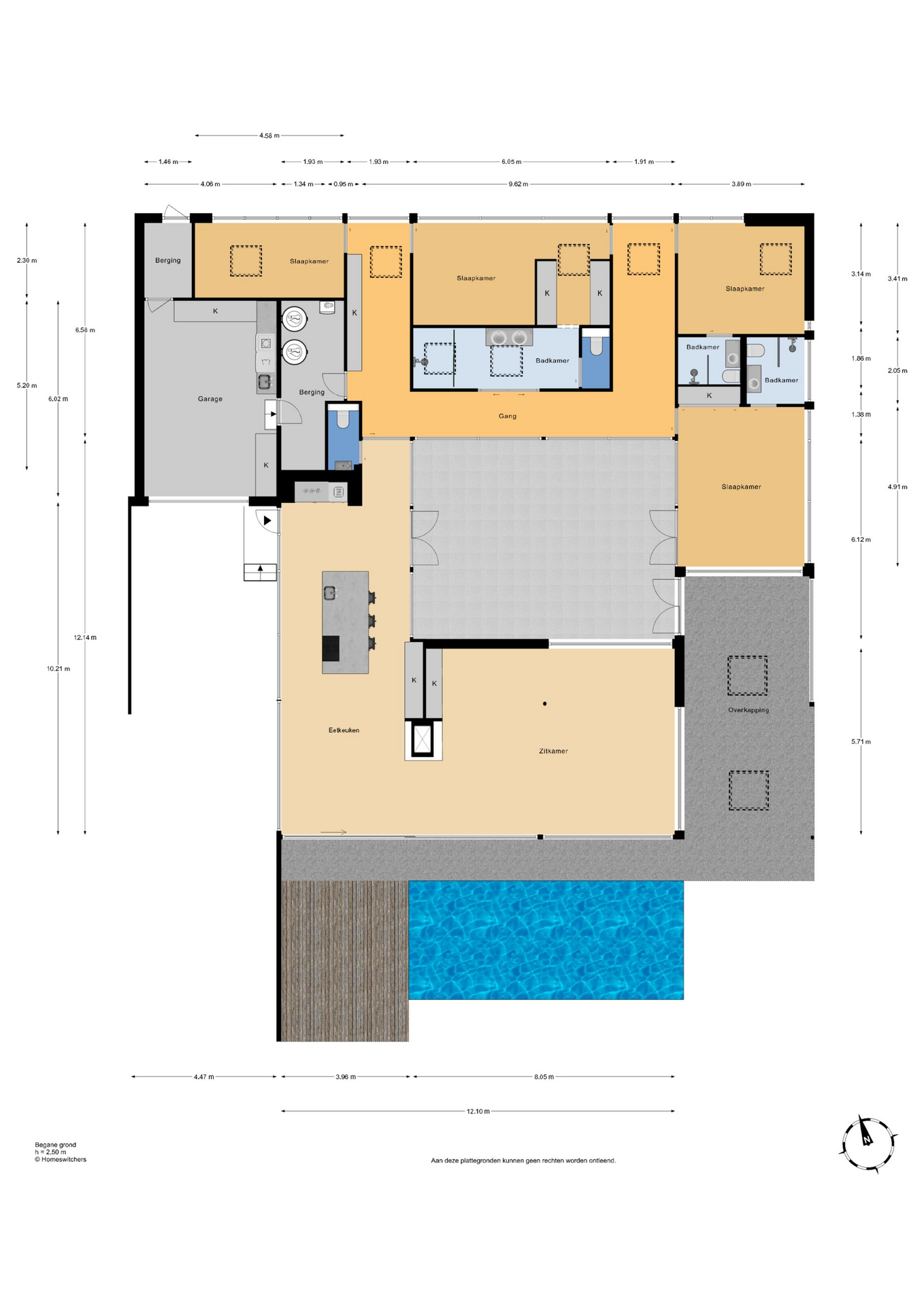 Plattegrond 1 van Parnassialaan 30