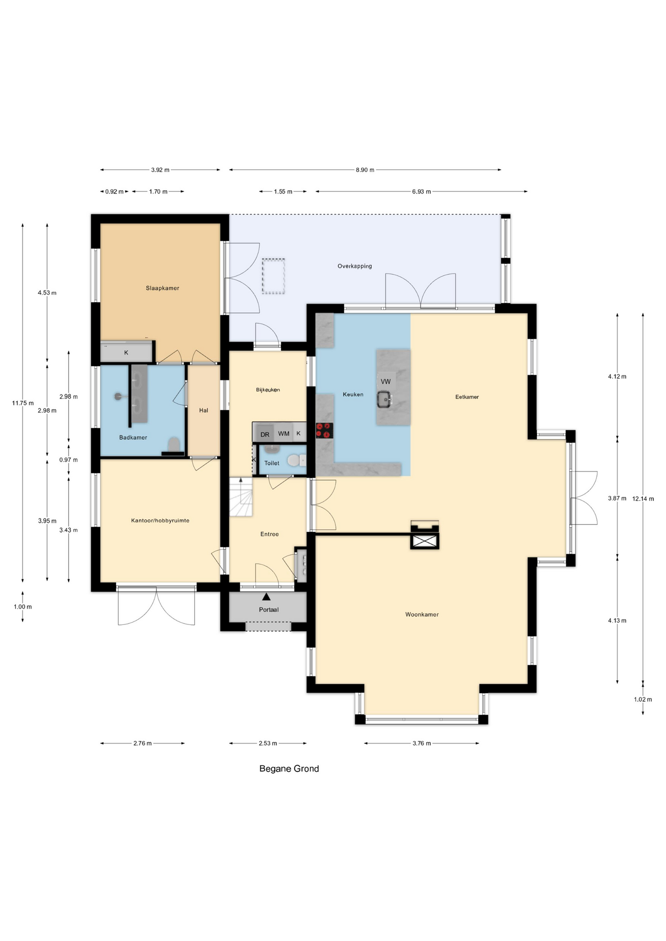 Plattegrond 1 van De Meutelaer 1