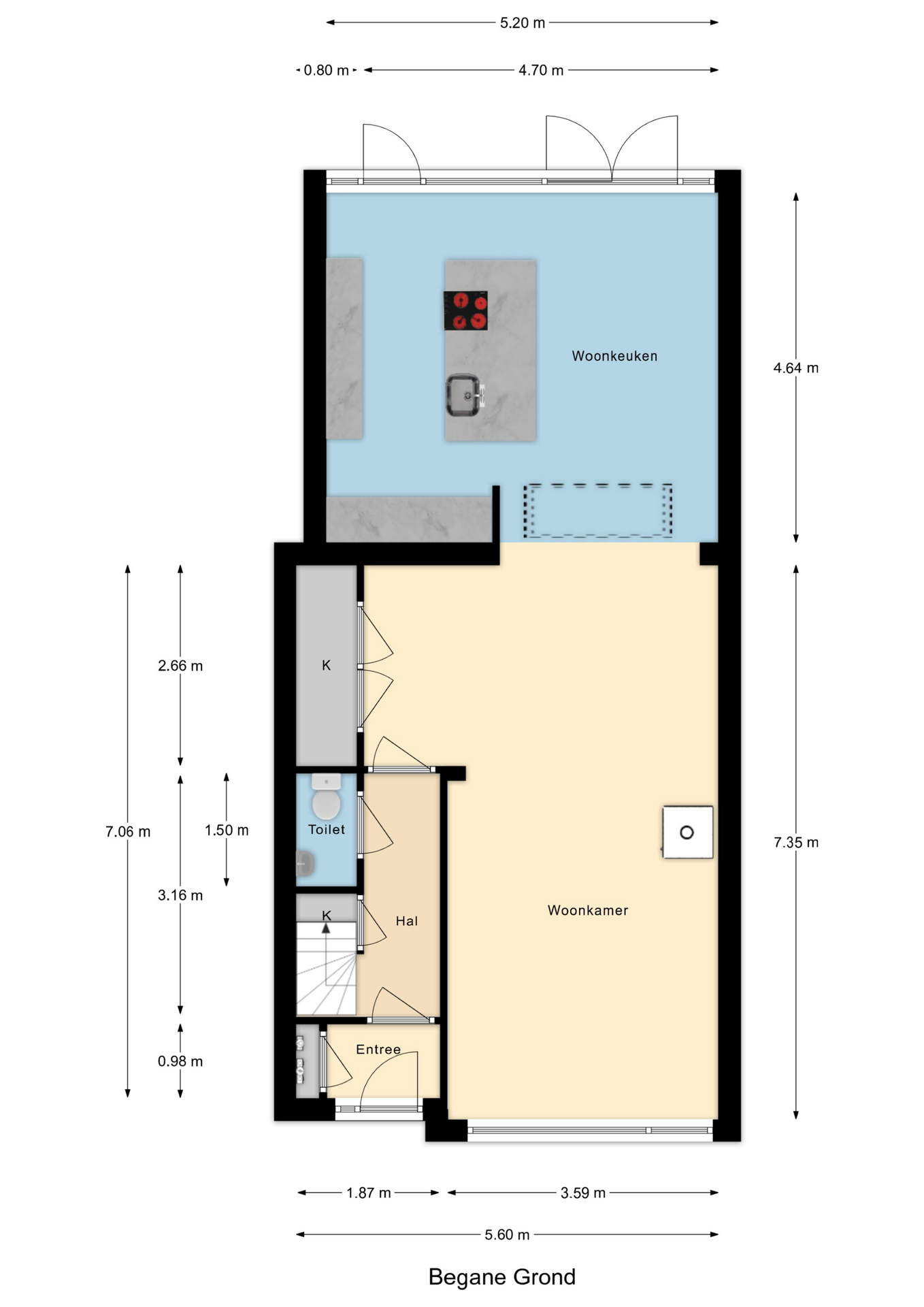Plattegrond 1 van Rialaan 36