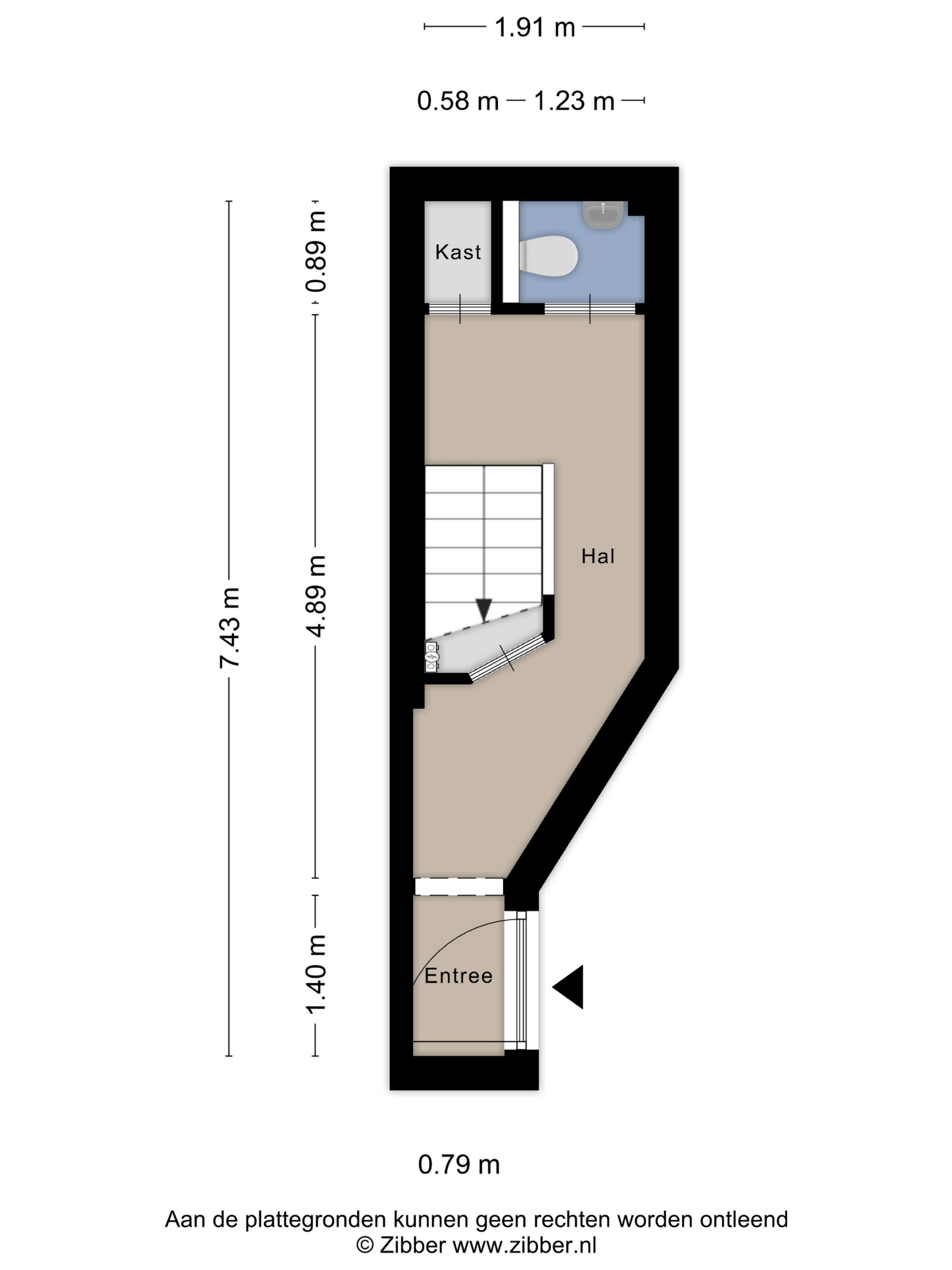 Plattegrond 1 van Patrimoniumlaan 18A