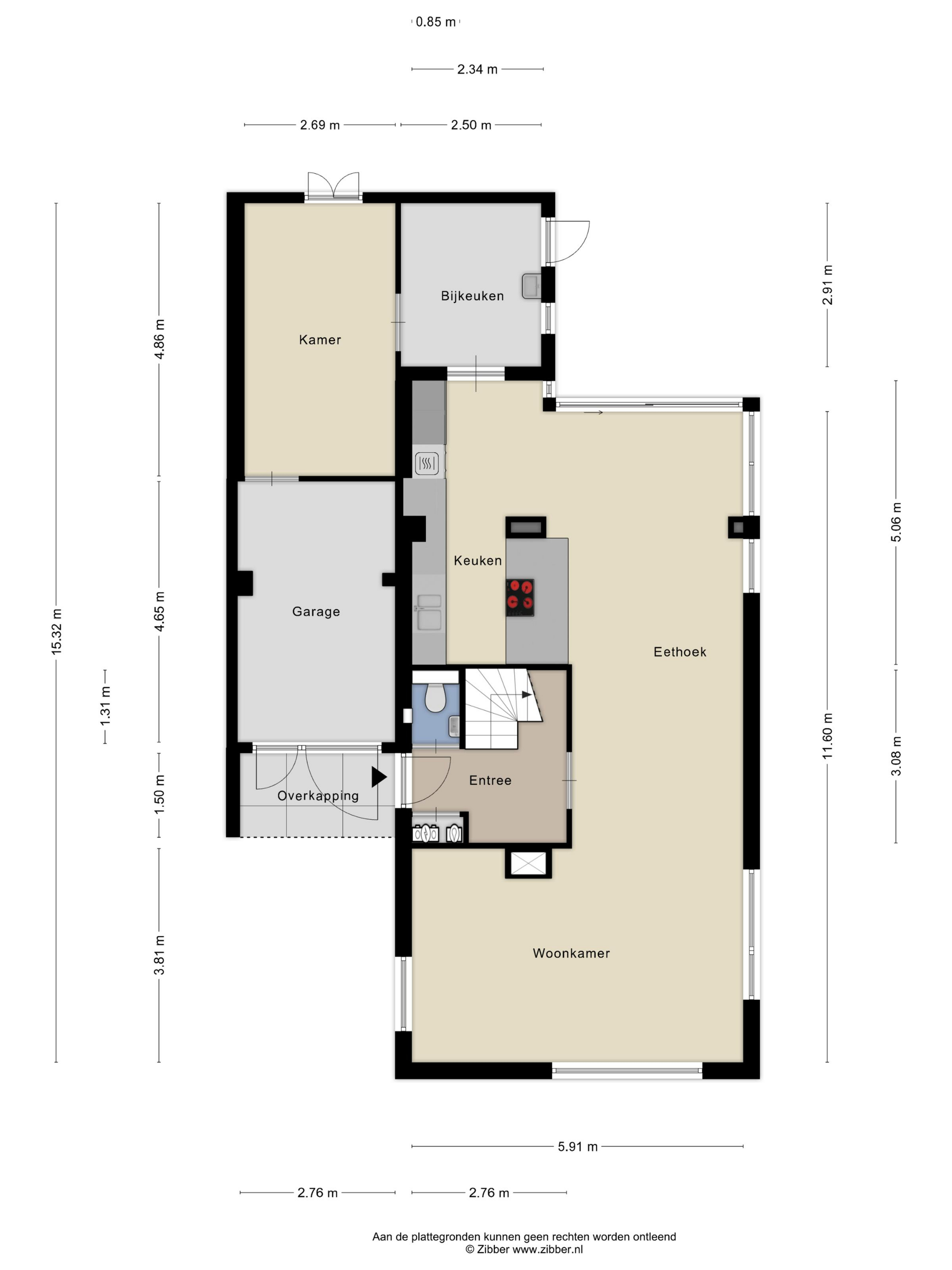 Plattegrond 1 van Anker 59