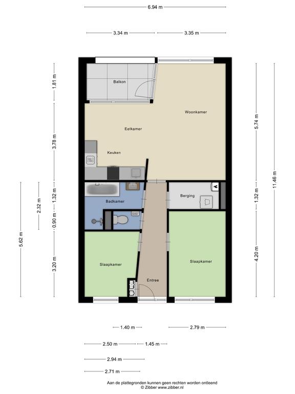 Plattegrond 1 van Paddestoelenlaan 74