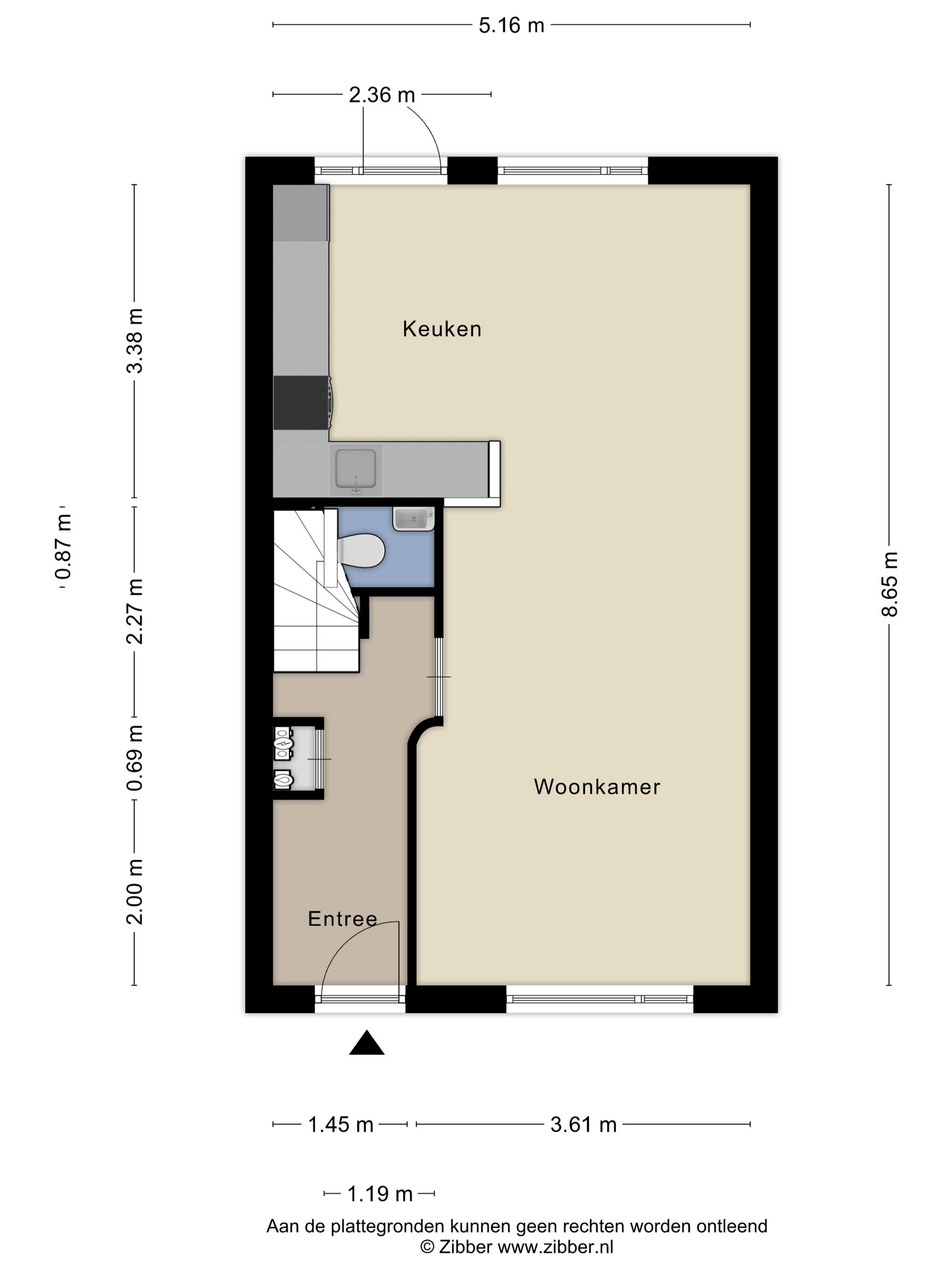 Plattegrond 1 van De Tuimelaar 20