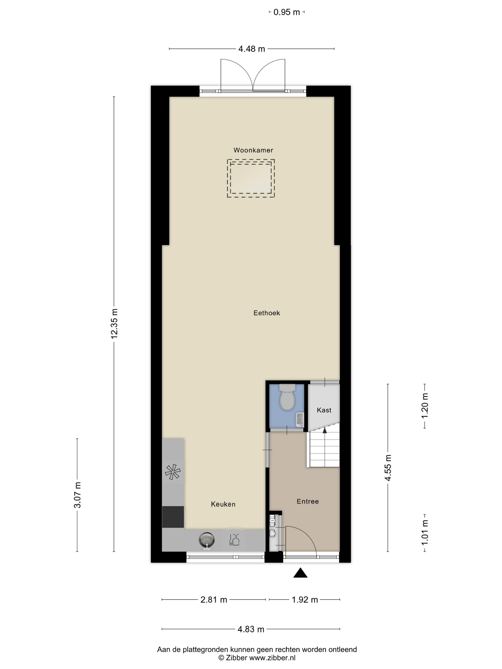 Plattegrond 1 van Koraalzwam 16
