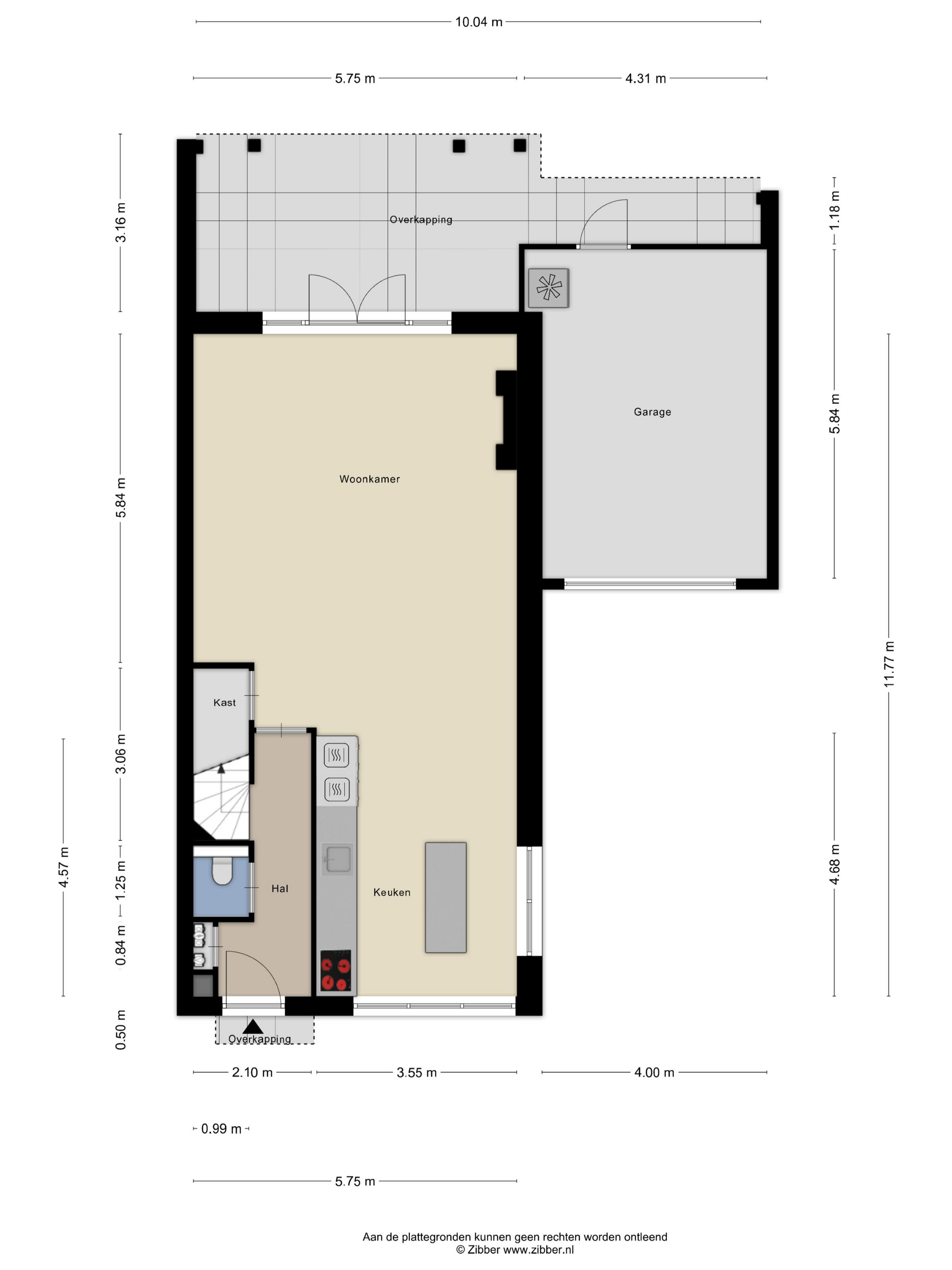 Plattegrond 1 van Kikstraat 14