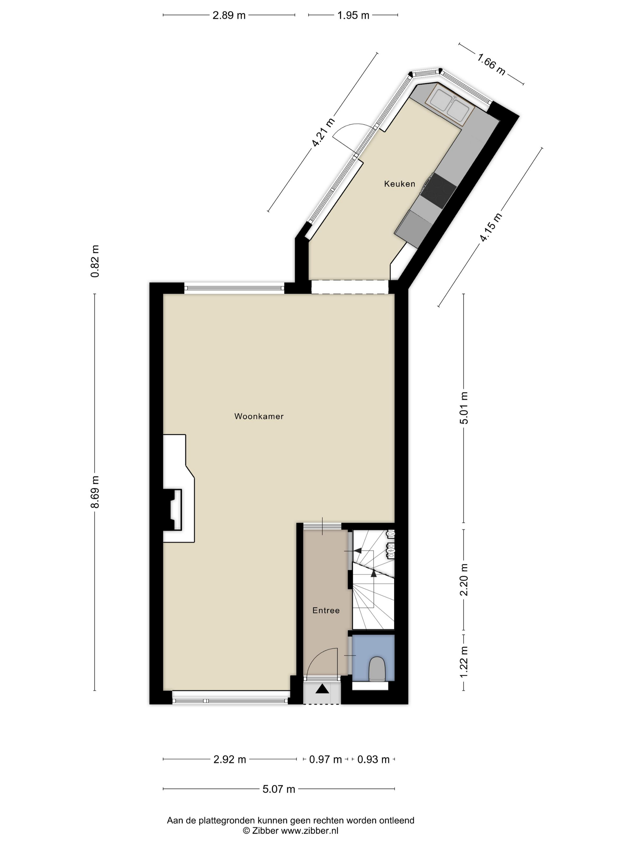 Plattegrond 1 van Holleweg 4