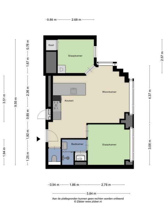 Plattegrond 1 van Stationsplein 12L