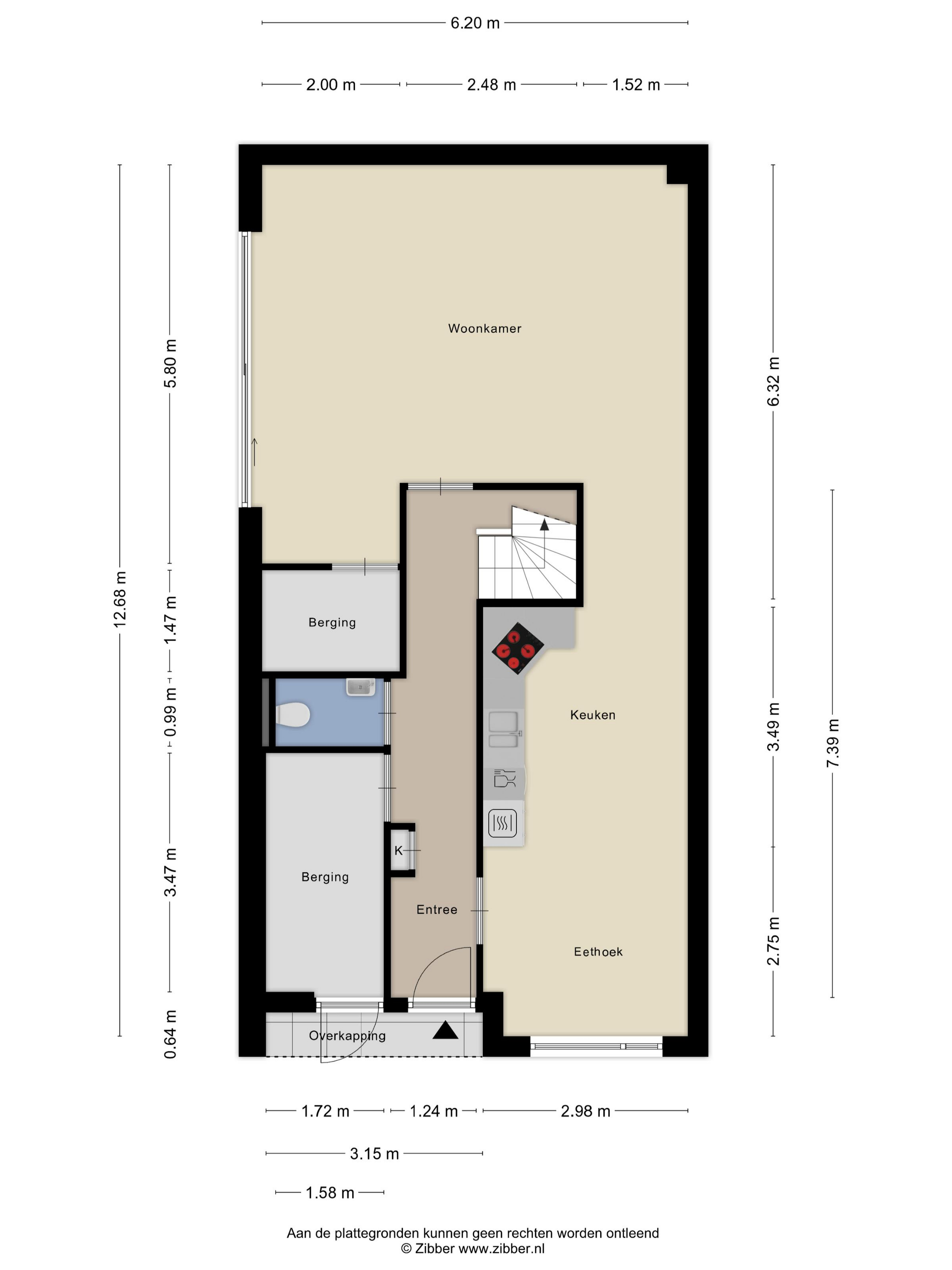 Plattegrond 1 van Satijnzwam 11