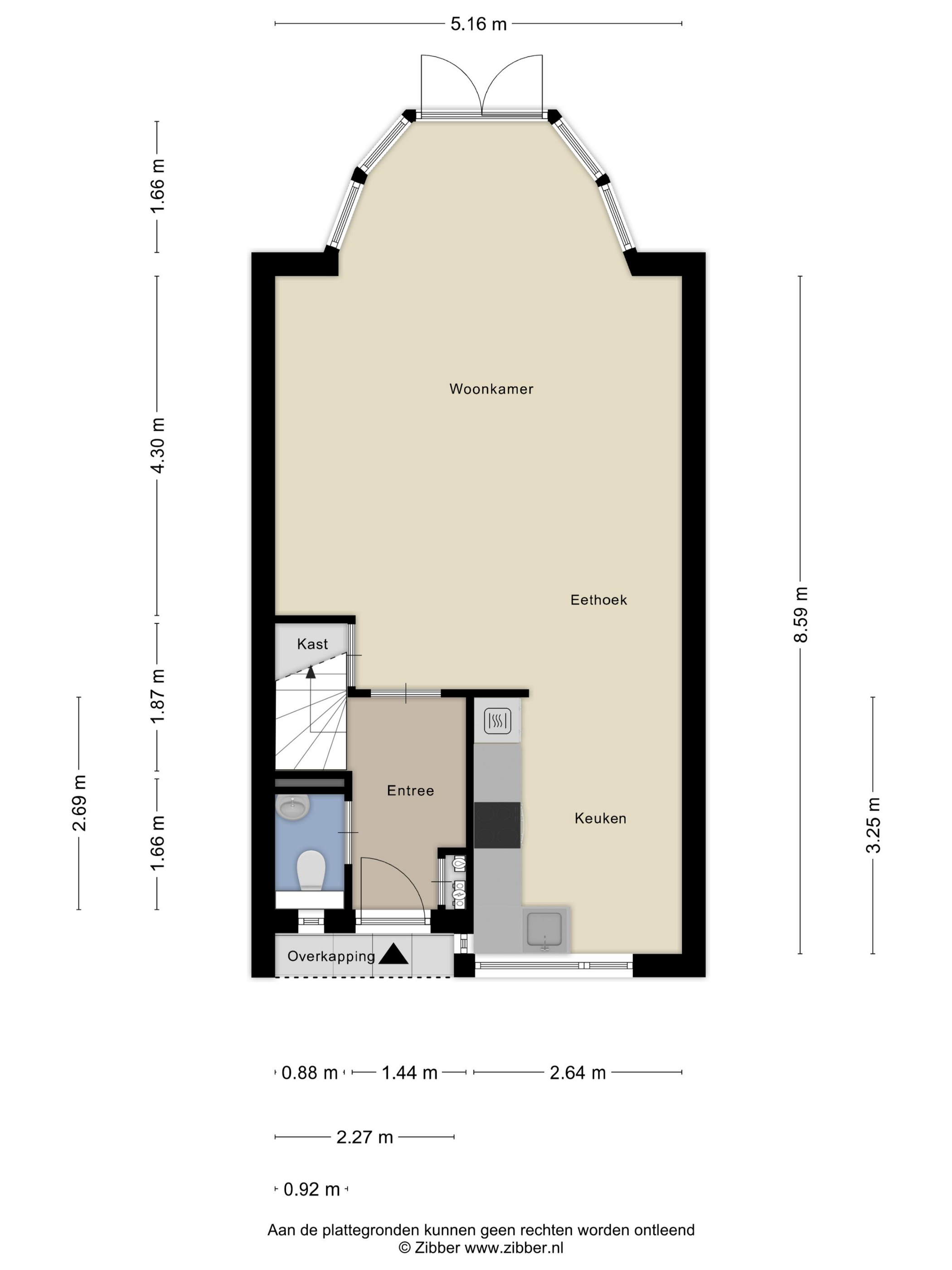 Plattegrond 1 van Tuinfluiter 22