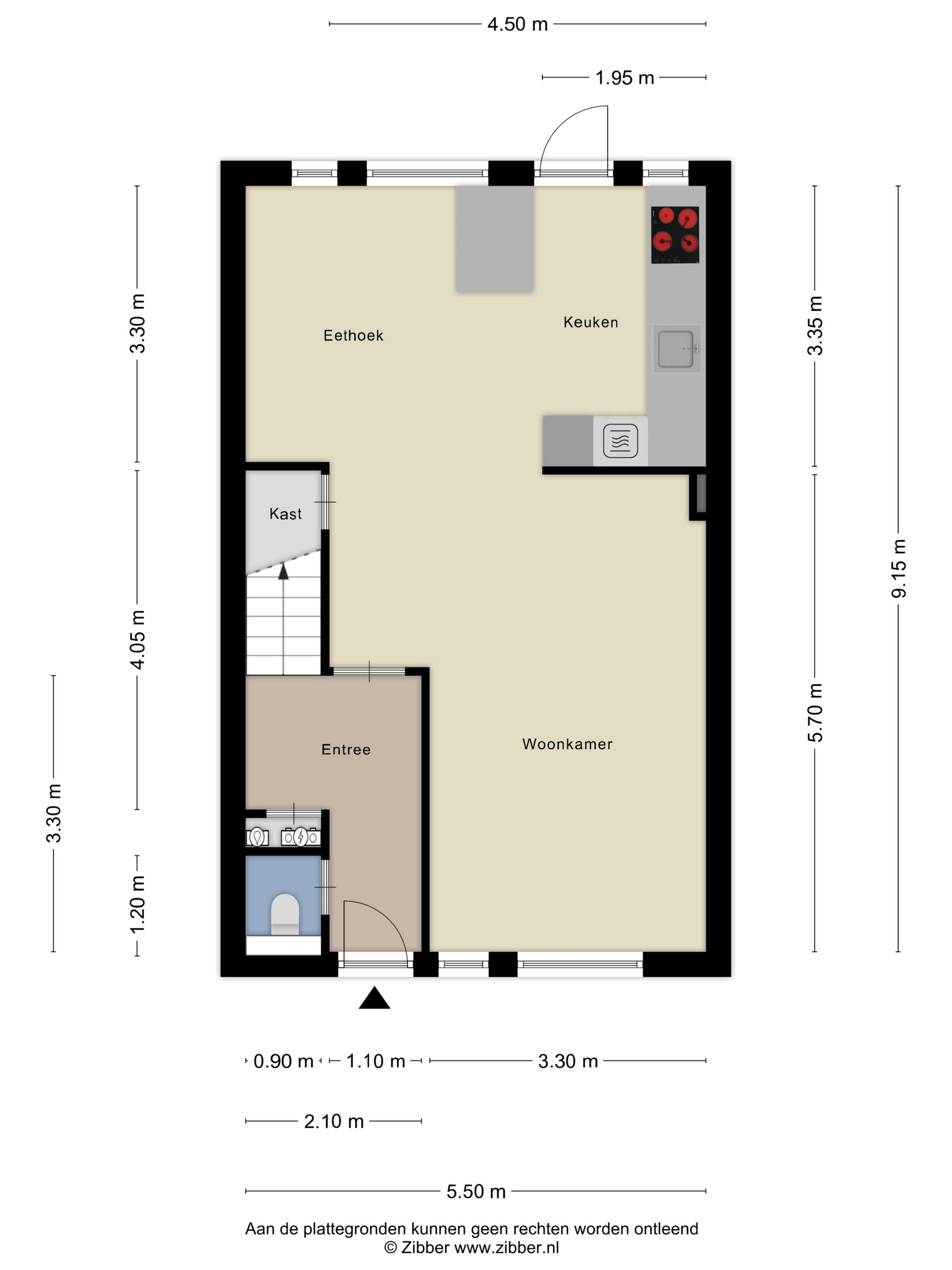 Plattegrond 1 van Stevenaak 24