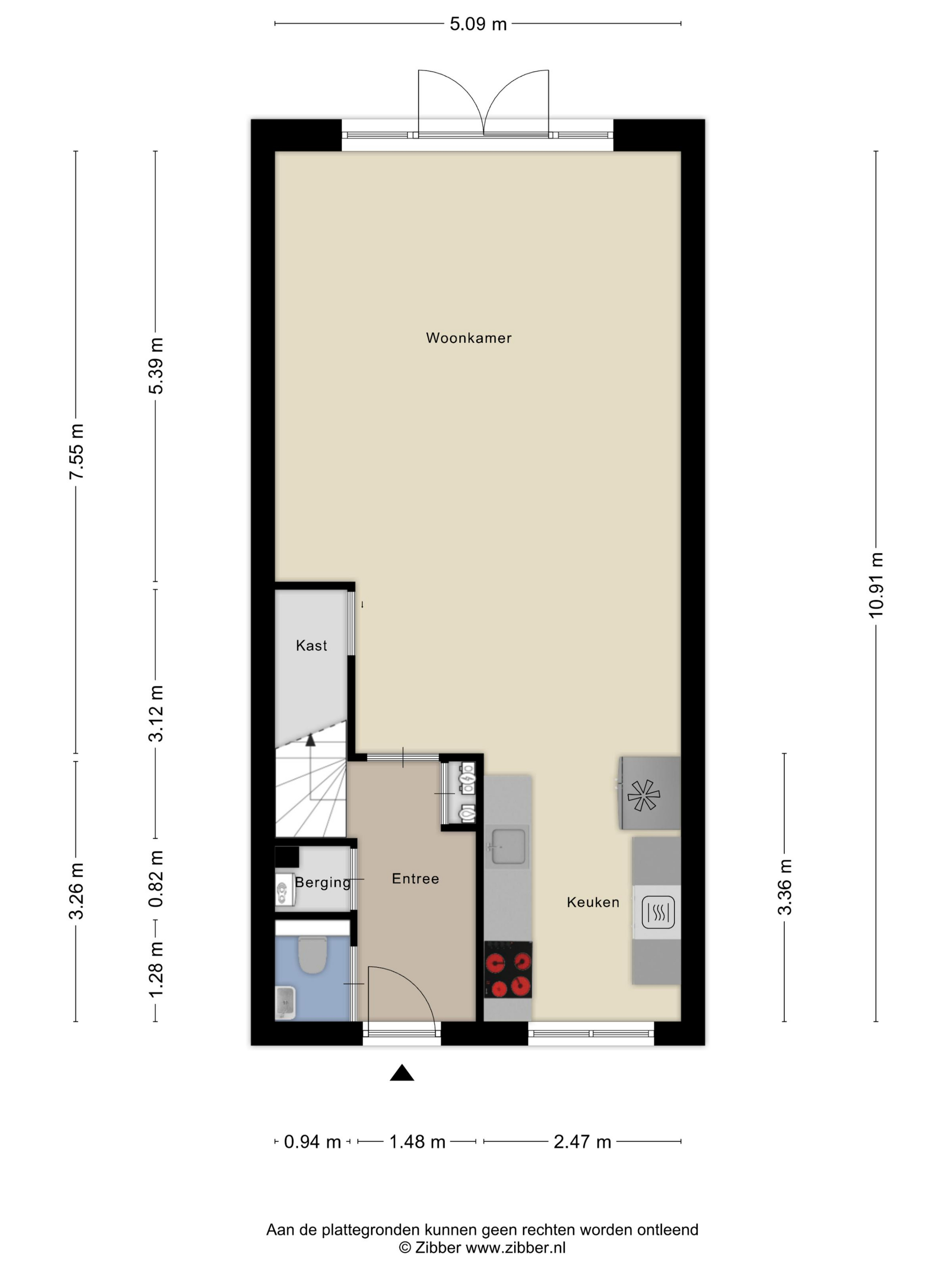 Plattegrond 1 van Wijenburg 14