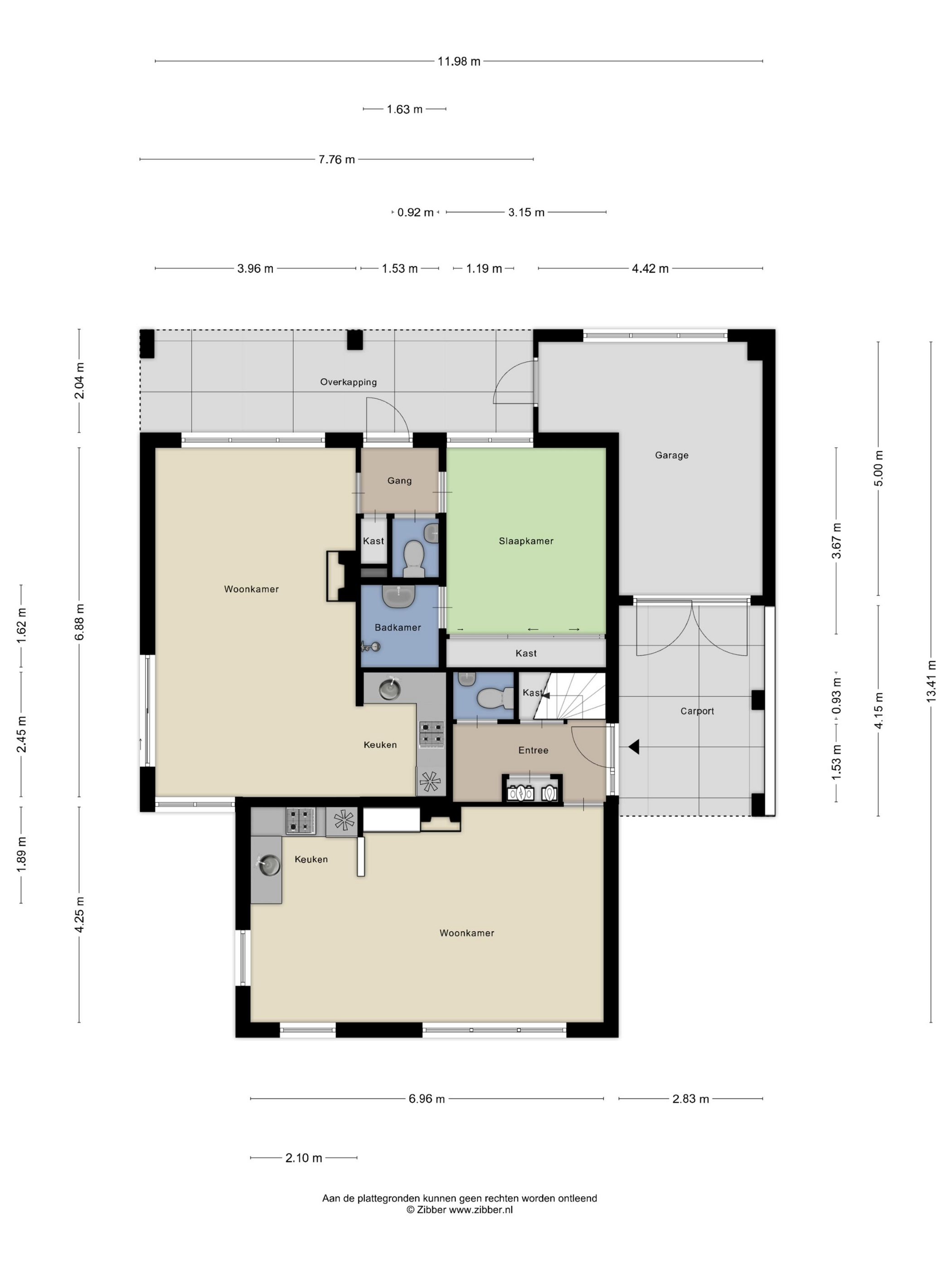 Plattegrond 1 van Stationsstraat 62
