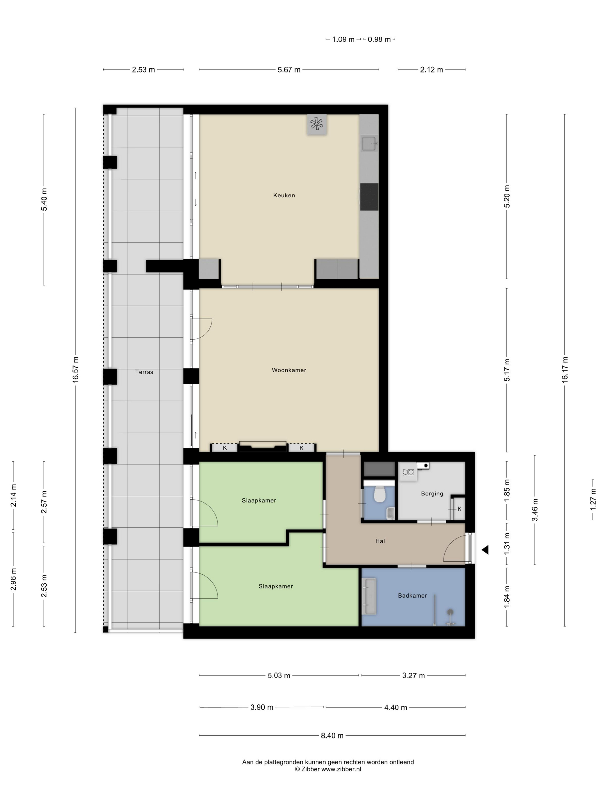 Plattegrond 1 van Waterhuis 28