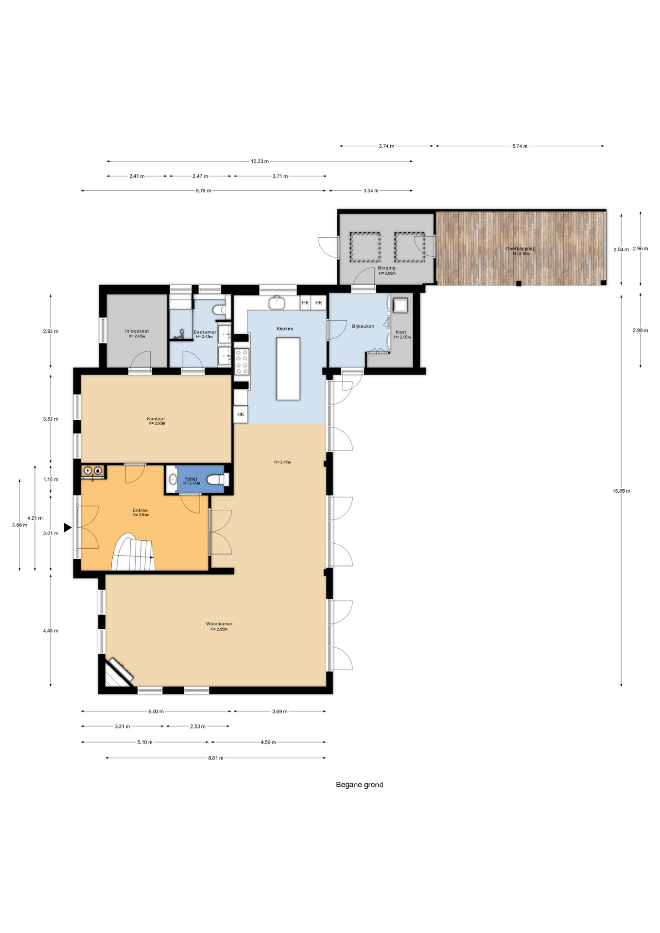 Plattegrond 1 van Patrijzenlaan 75