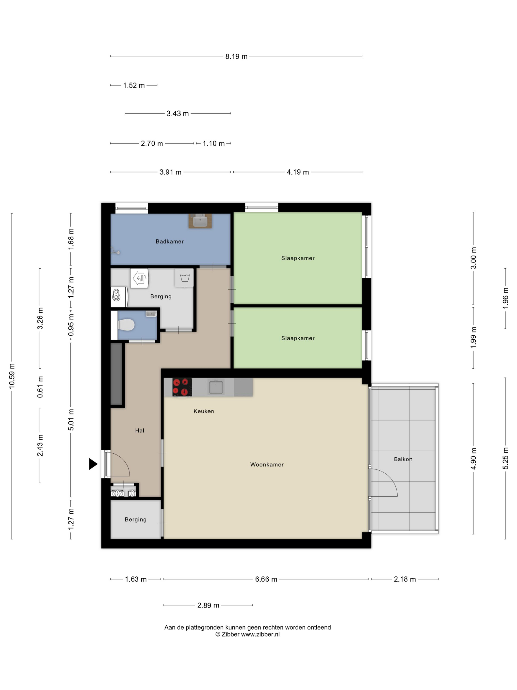 Plattegrond 1 van 't Holle Goed 157