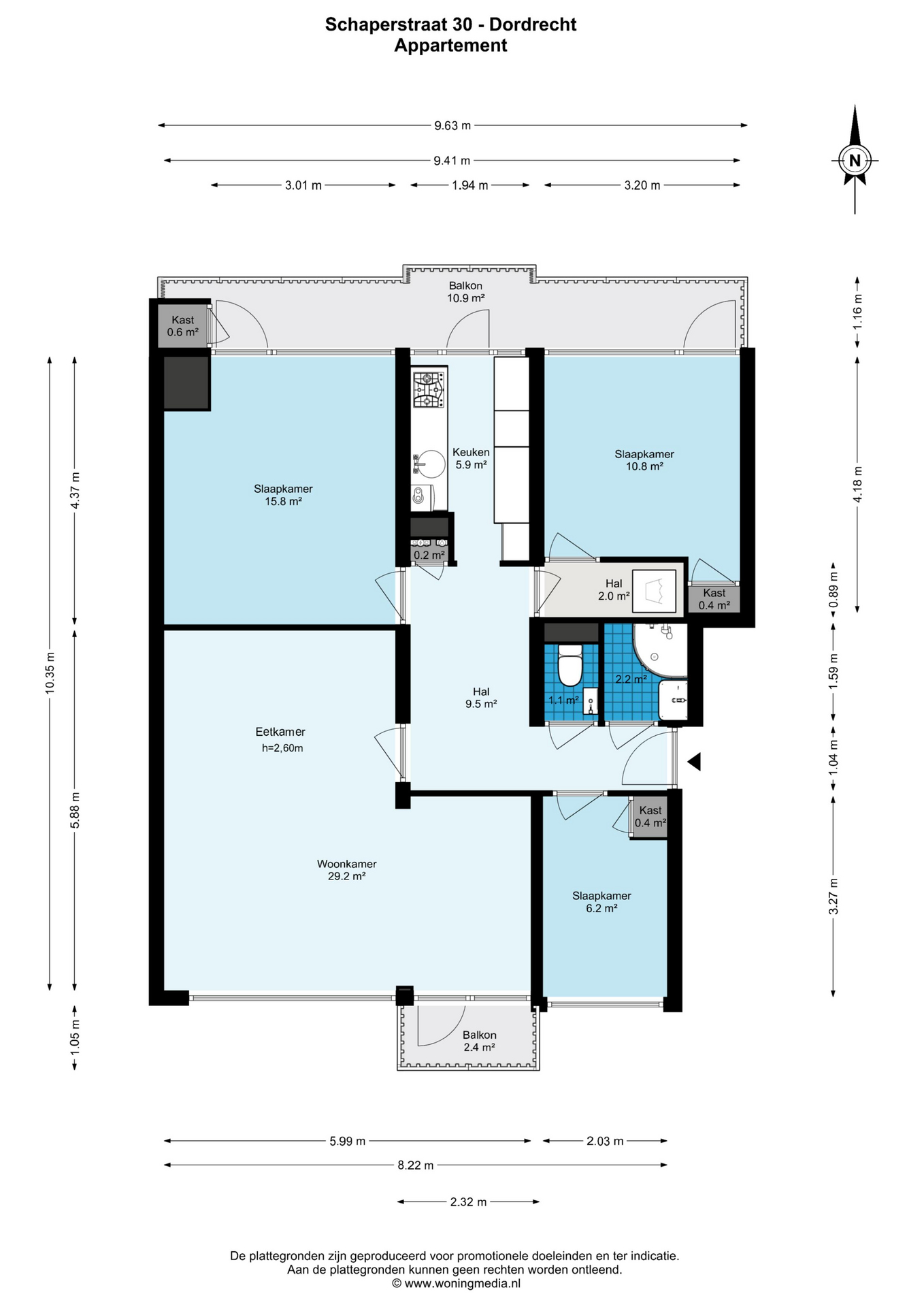 Plattegrond 1 van Schaperstraat 30
