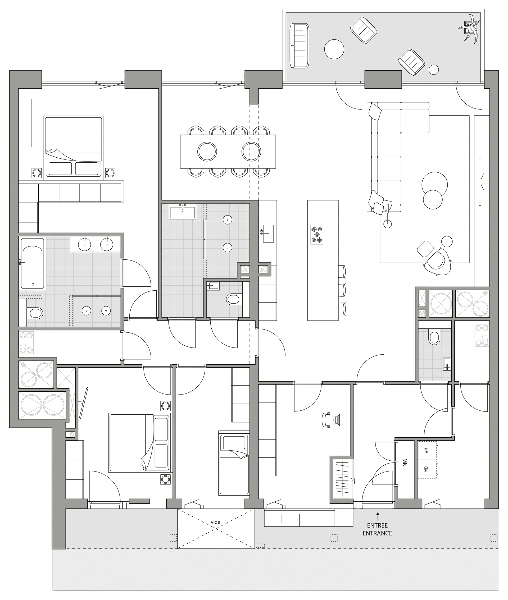 Plattegrond 1 van Waterfront Residences