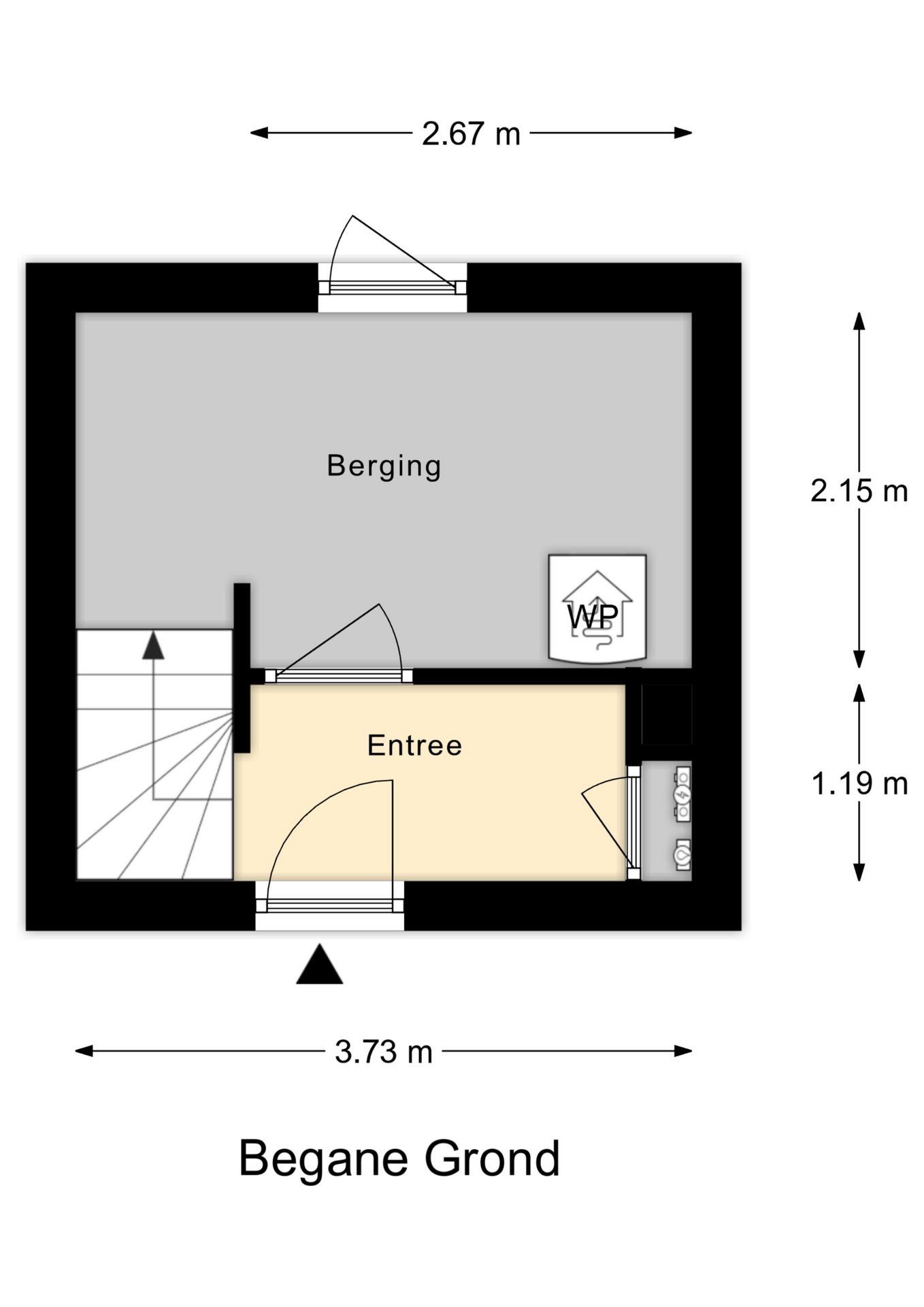Plattegrond 1 van Maria Enzersdorflaan 1d