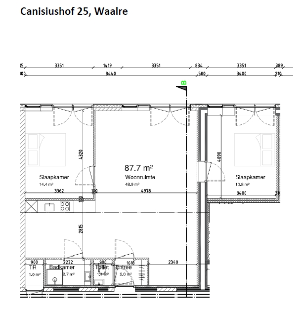 Floor plan 1 of Canisiushof 25