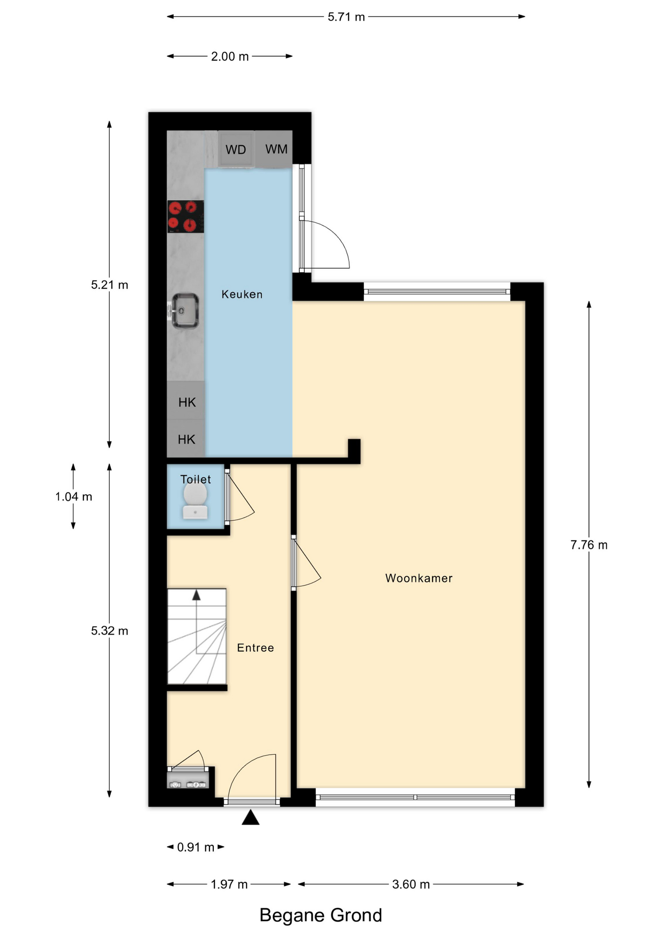 Plattegrond 1 van Leeuwesteijn 7