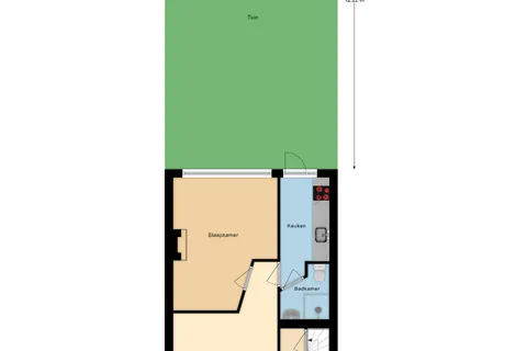 Plattegrond 1 van Schieweg 164A