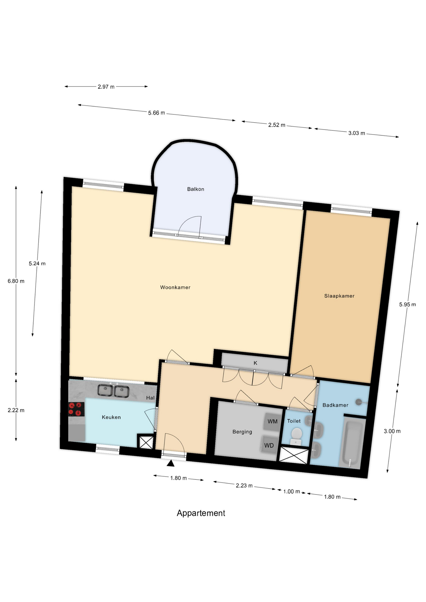 Plattegrond 1 van Oostmaaslaan 562