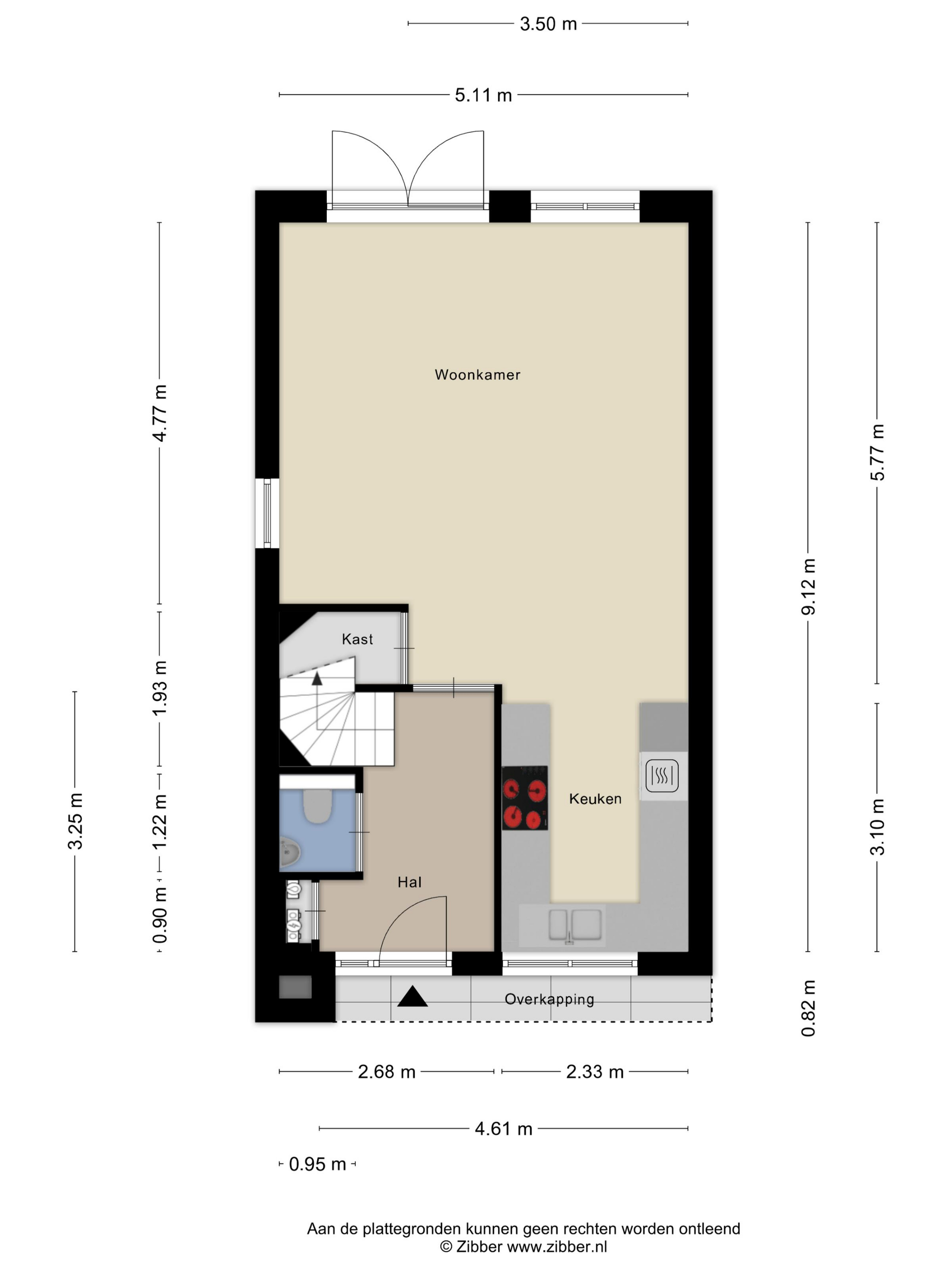Plattegrond 1 van Gaasbeekheem 23