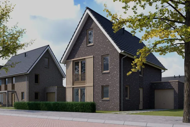 vrijstaande woningen met schuifluiken bwnr 19 en 22