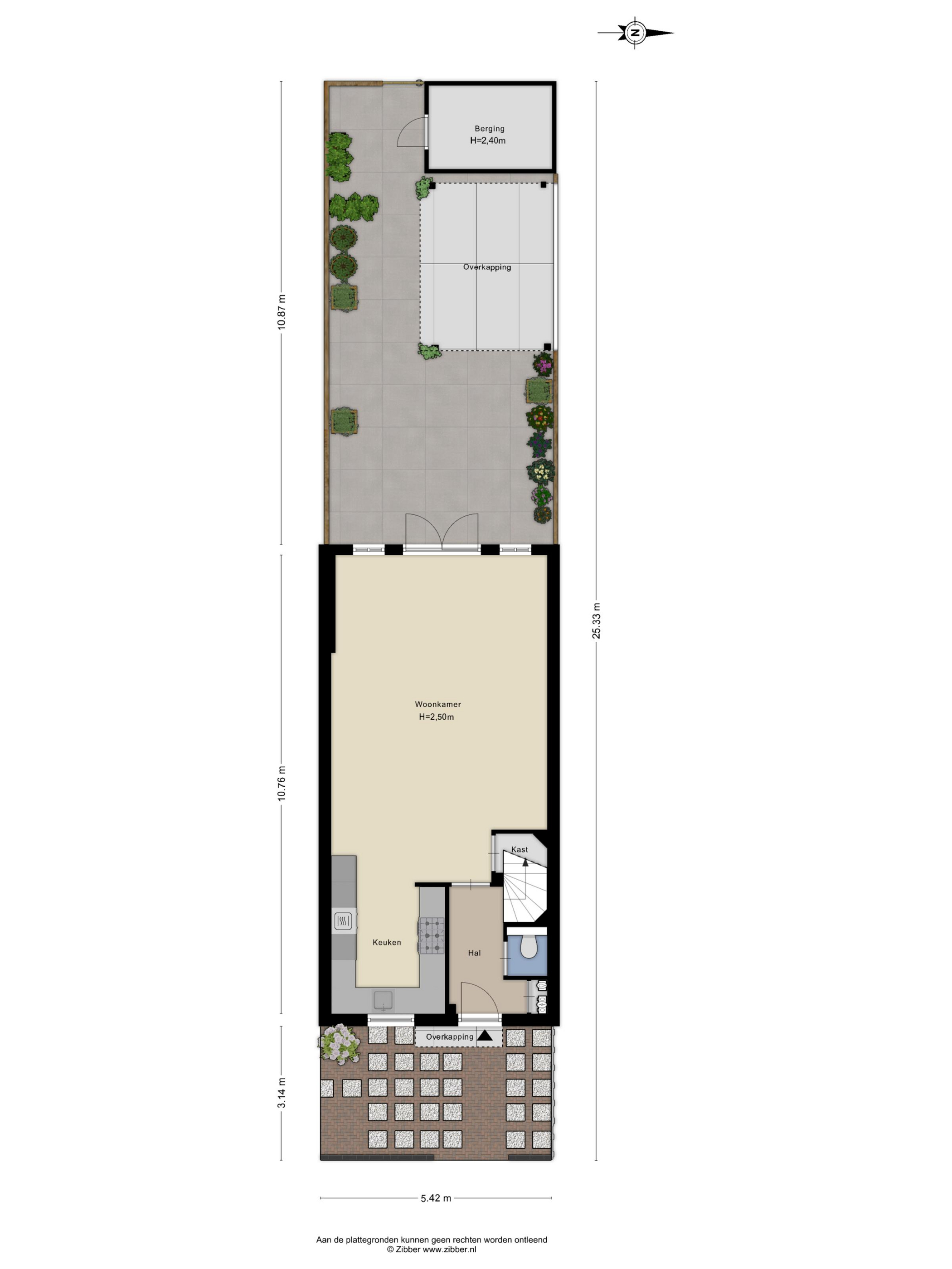 Plattegrond 1 van Torenmolen 105