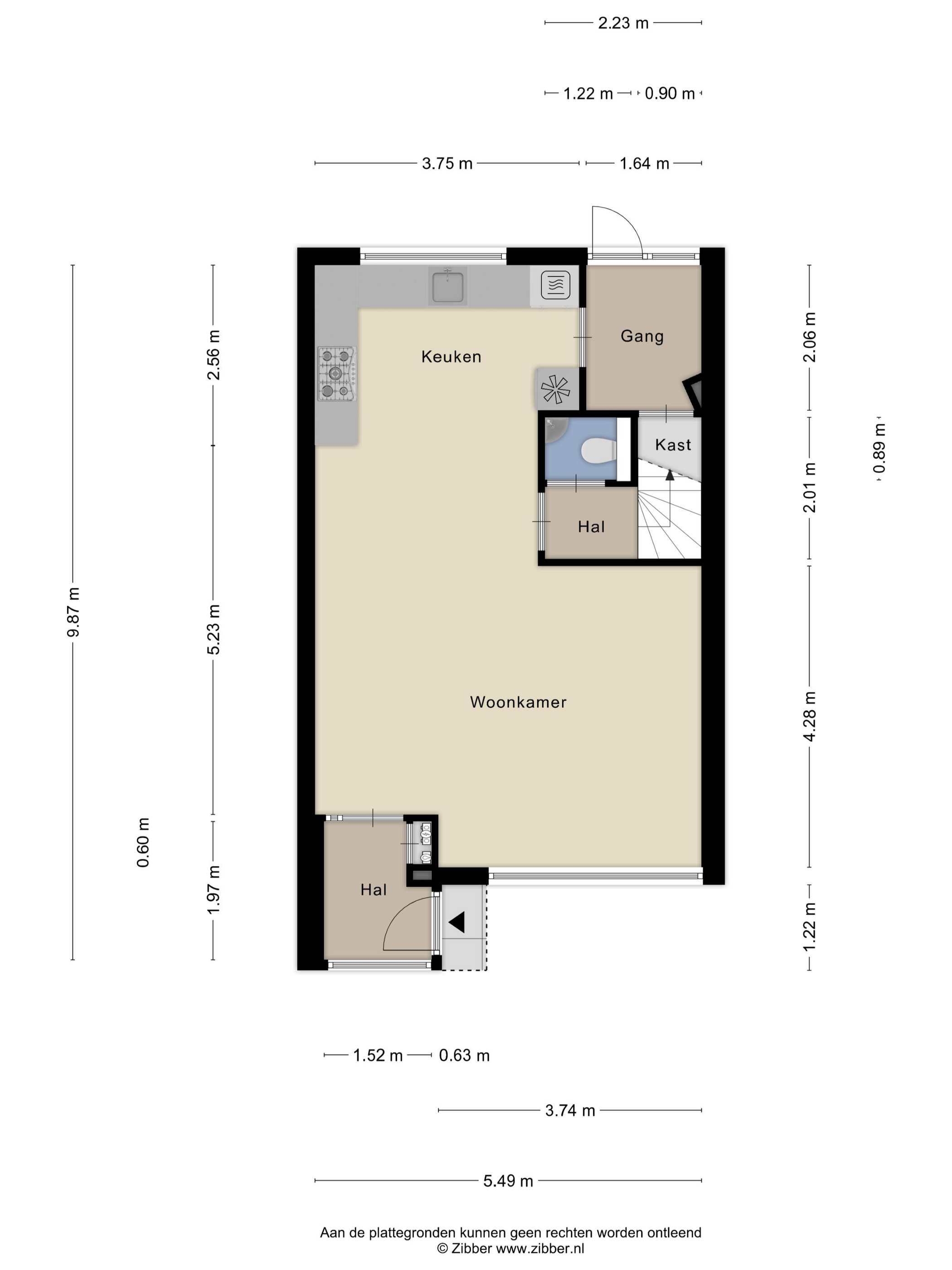 Plattegrond 1 van Kastanjelaan 30