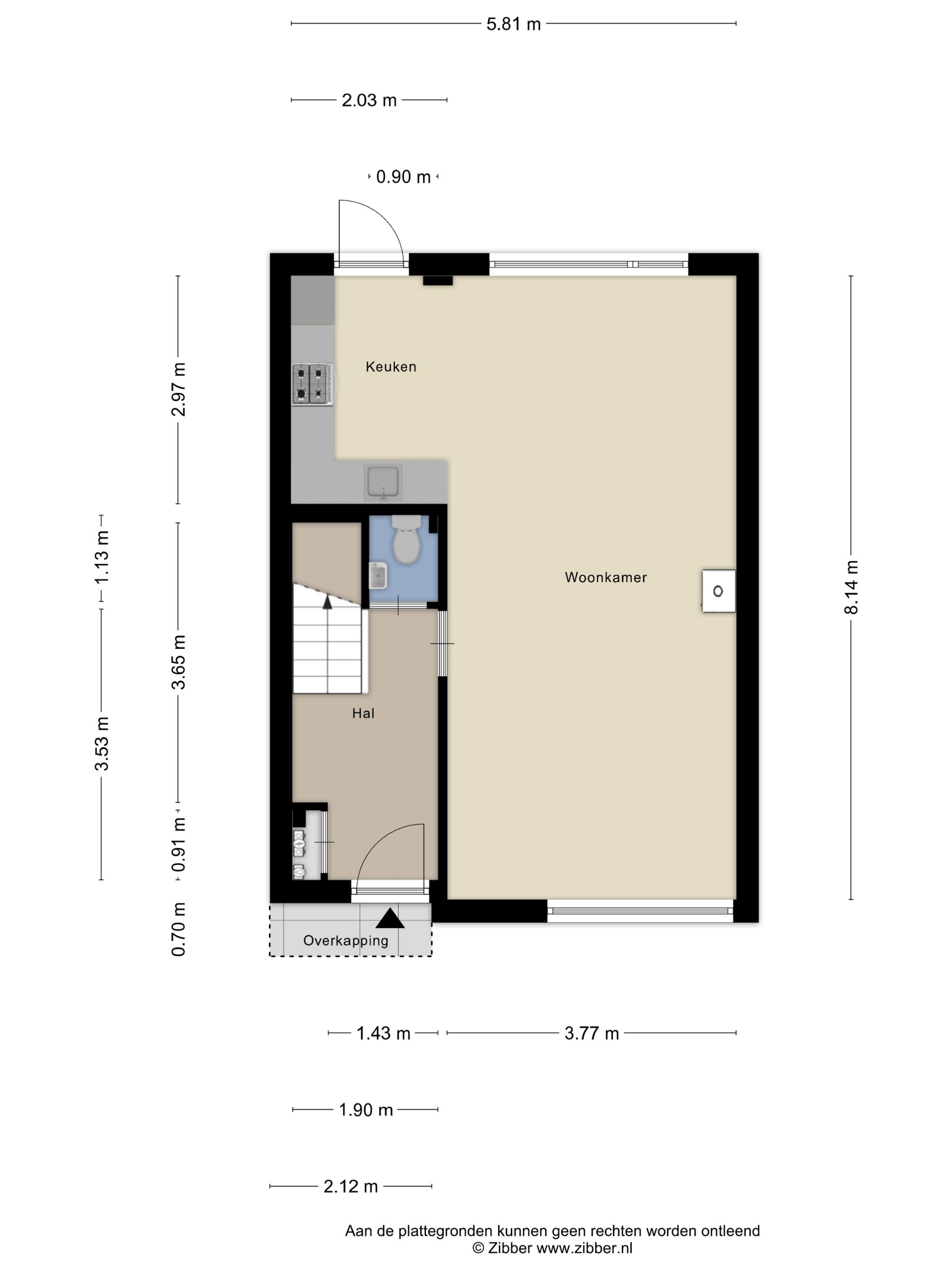 Floor plan 1 of Heezerweg 65