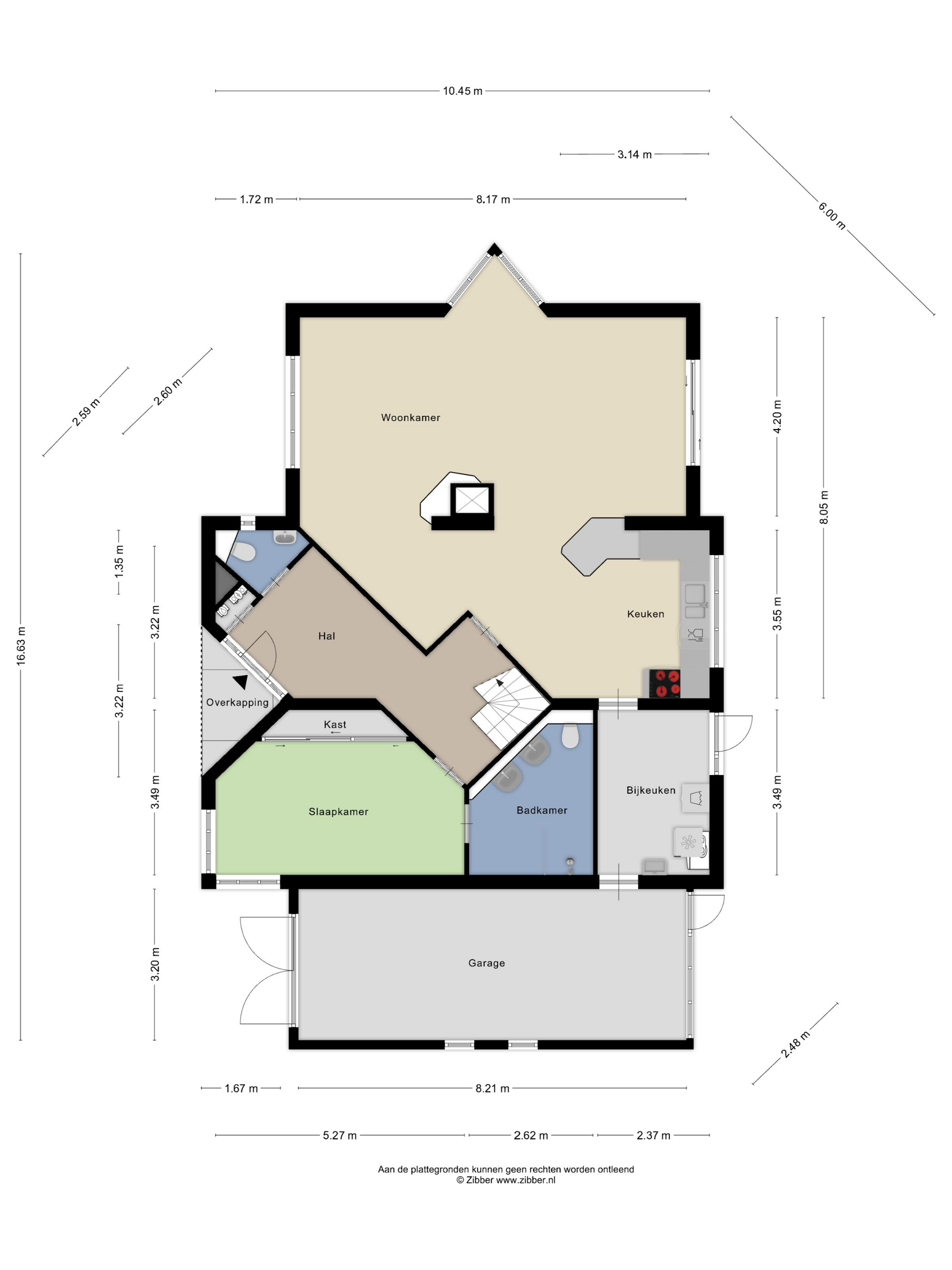 Plattegrond 1 van Betje Wolfflaan 18