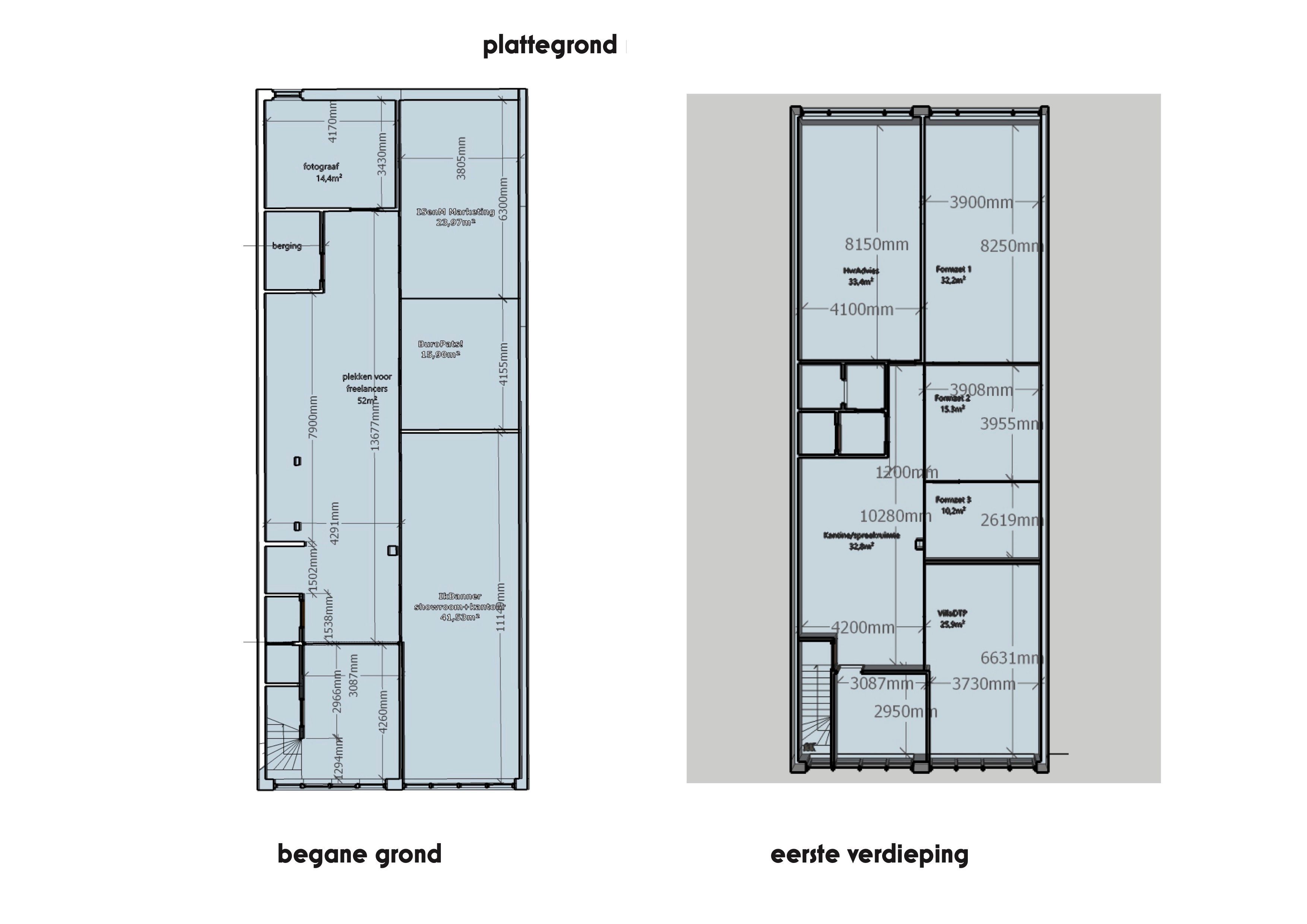 Plattegrond 1 van Plesmanstraat 4