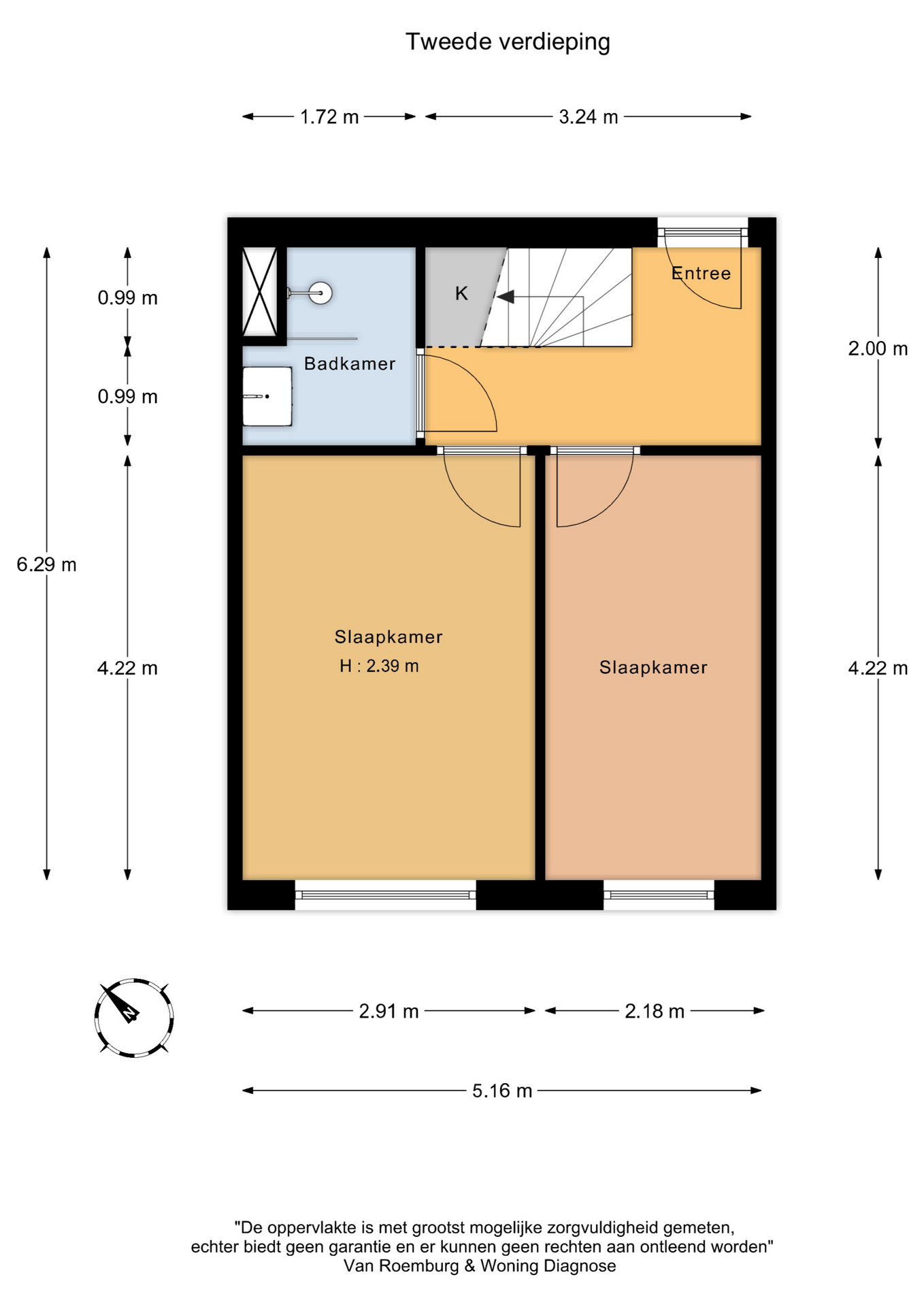 Plattegrond 1 van Waterspiegelplein 20