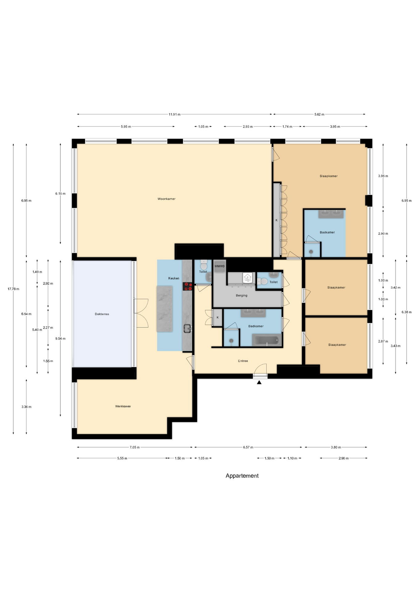 Plattegrond 1 van Maashaven N.z. 711