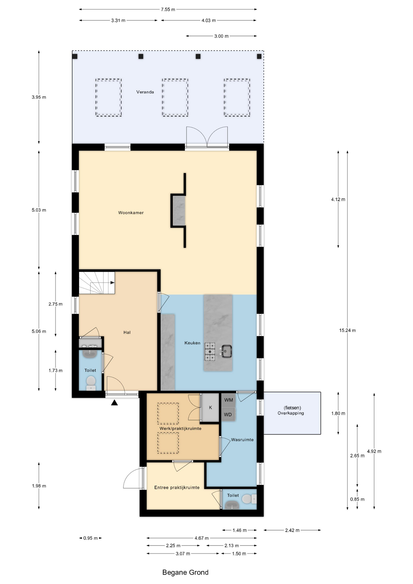Plattegrond 1 van Mosterdijk 3