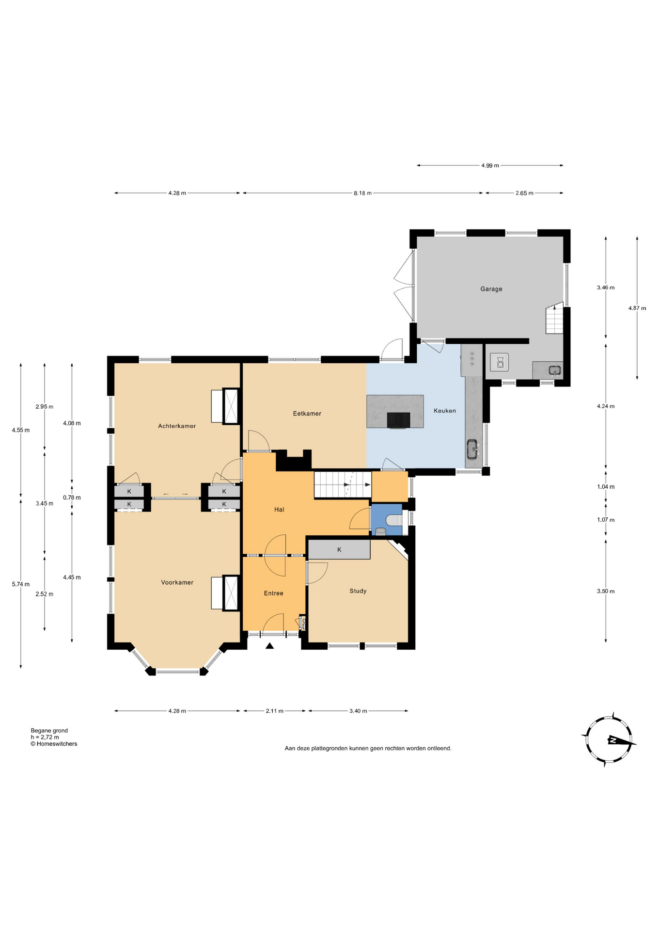 Plattegrond 1 van Spuikade 3