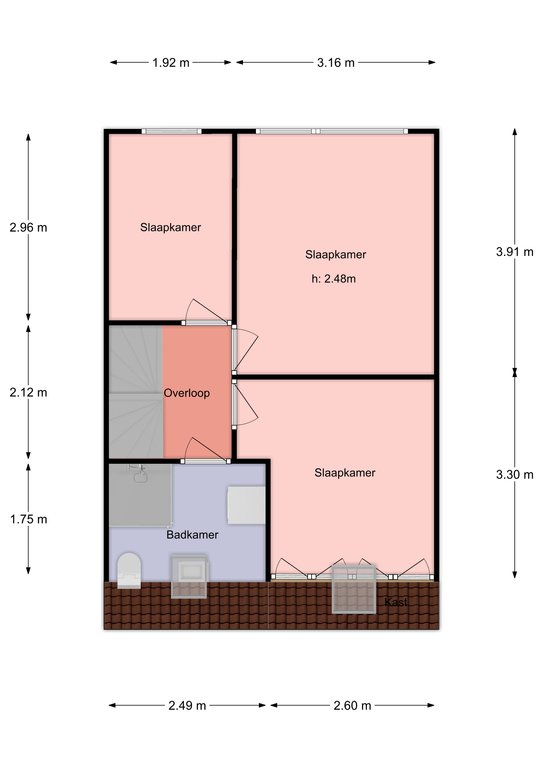 Plattegrond 1 van Spant 29