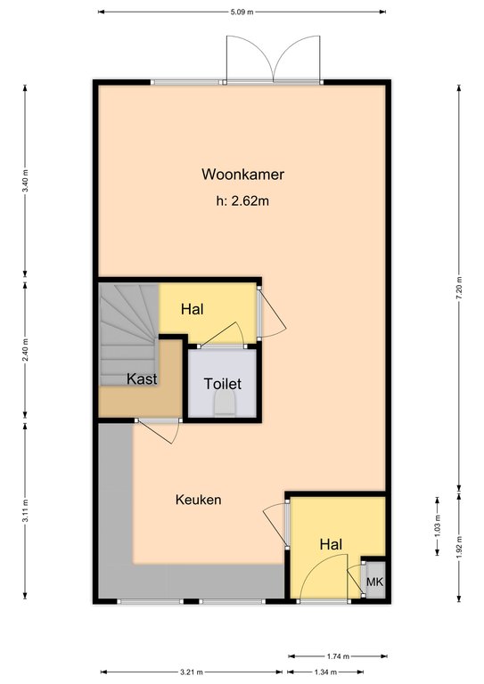 Plattegrond 1 van Slimtocht 31