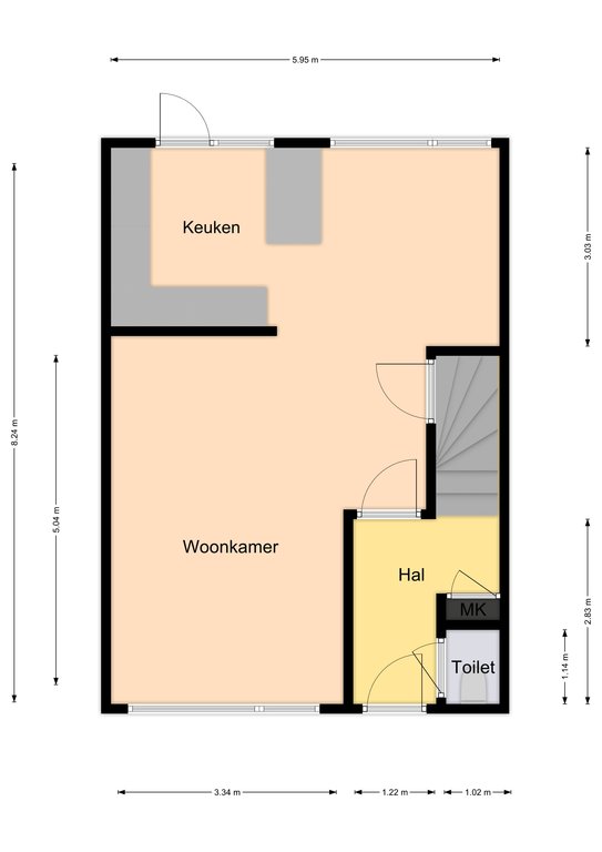 Plattegrond 1 van Lindenhof 8