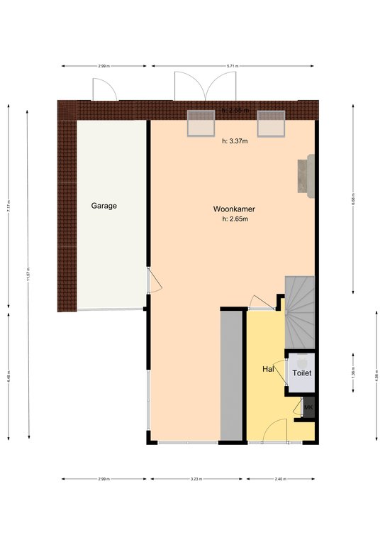 Plattegrond 1 van Waarschap 12