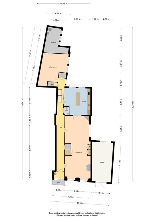 Plattegrond 1 van Westerstraat 230