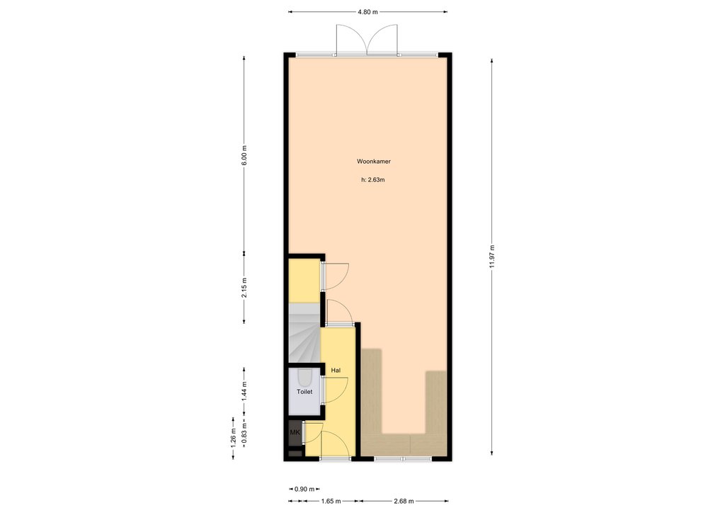 Plattegrond 1 van Tuindershof 4